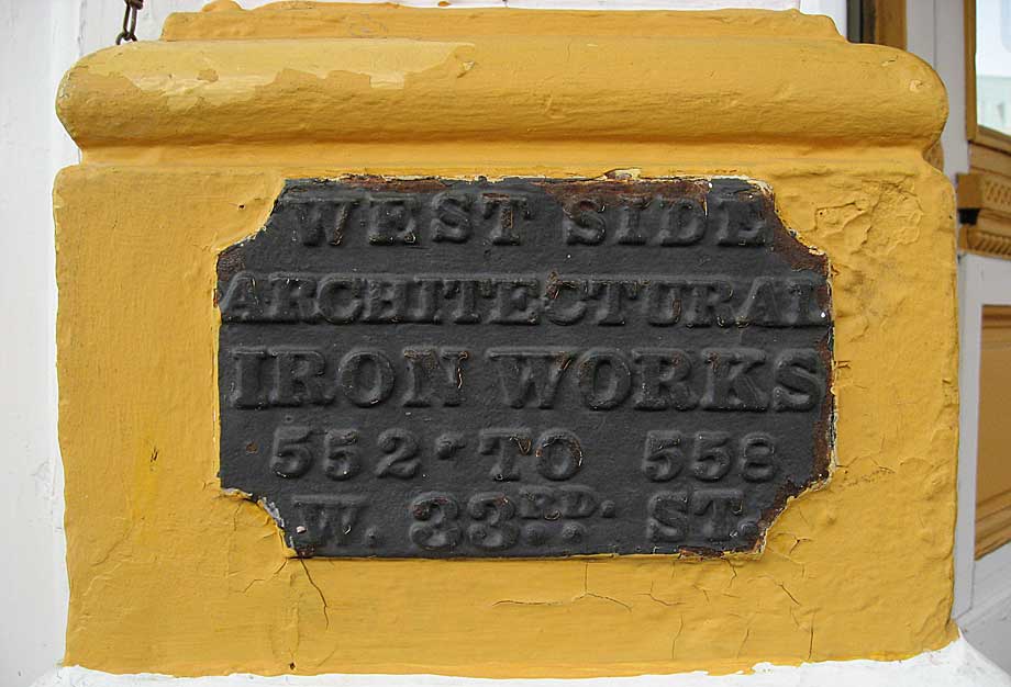 West Side Architectural Iron Works / Van Tassel